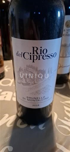 Toscana Brunello di Montalcino Rio del Cipresso 2018