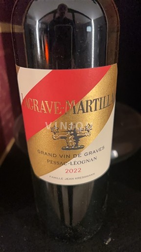 Bordeaux Pessac-Léognan La Grave-Martillac 2022