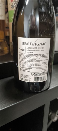 Languedoc ja Roussillon Thau Rannikon Viinit Beauvignac Viognier 2020