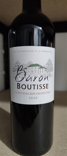 Bordeaux Saint-Émilion Grand Cru Baron Boutisse 2020