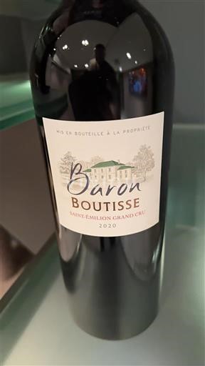 Bordeaux Saint-Émilion Grand Cru Baron Boutisse 2020