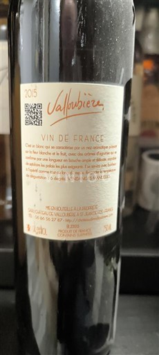 Languedoc Not Specified Valloubière 2015