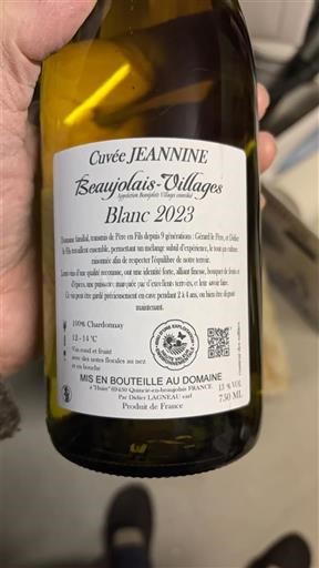 Beaujolais Beaujolais Villages Perroud Jeannine 2023
