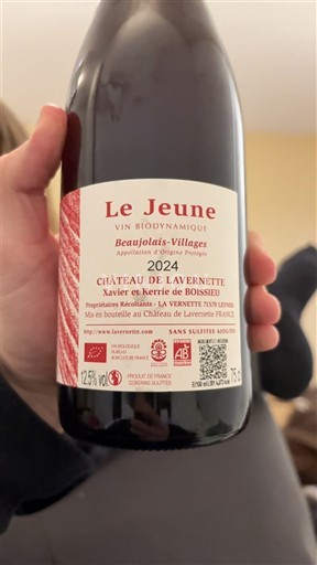 Beaujolais Beaujolais Villages Château Lavernette Le Jeune 2024