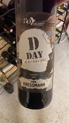 Bordeaux Graves Vins Kressmann D Day Anniversaire 2022