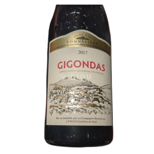 Rona dolina Gigondas Club des Sommeliers 2017