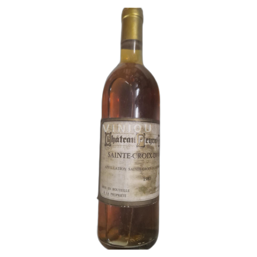 Bordéus Sainte-Croix-Du-Mont Château Peyrot 1981