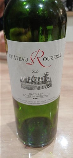 Bordeaux Castillon-côtes-de-bordeaux Château Rouzerol 2020