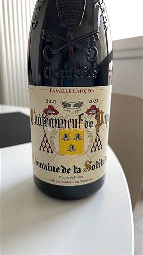 Viner Rouge sec Domaine La Solitude 2023 Frankrike Rhônedalen Châteauneuf-du-Pape AOC