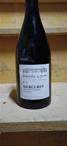 Burgundija Mercurey Domaine Domaines Picard 2020