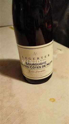 Borgoña No especificado Aegerter Belle Canaille 2009