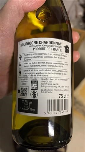 Burgundija Burgundija Chardonnay Inconnu 2023