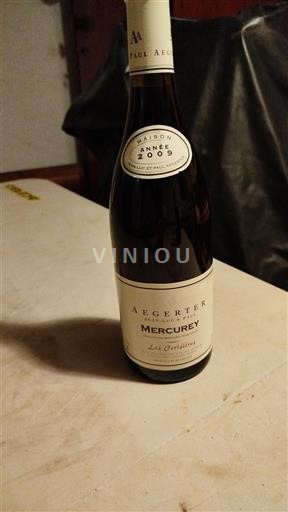 Burgundija Mercurey Aegerter Les Combiats 2009
