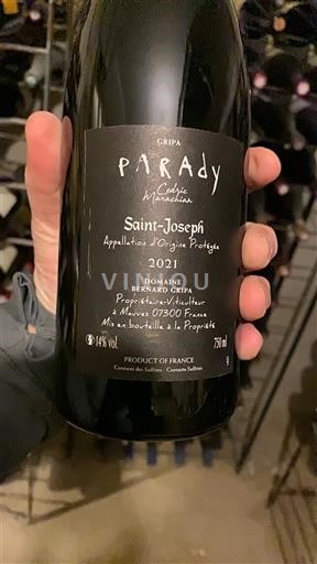 Rona dolina Saint-Joseph Domaine Bernard Gripa Parady Cédric Marsaleix 2021