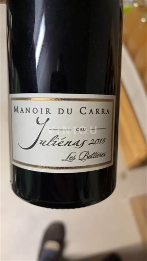 Beaujolais Juliénas Manoir du Carra Les Battières 2018