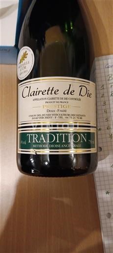 Valle del Rodano Clairette de Die Union des Jeunes Viticulteurs Récoltants Tradition Senza annata