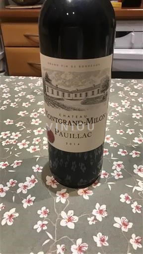 Bordeaux Pauillac Château Montgrand-Milon 2014