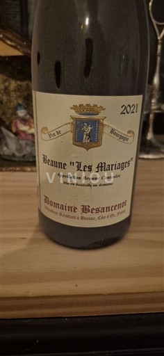 Burgundi Beaune Domaine Besancenot Les Mariages 2021