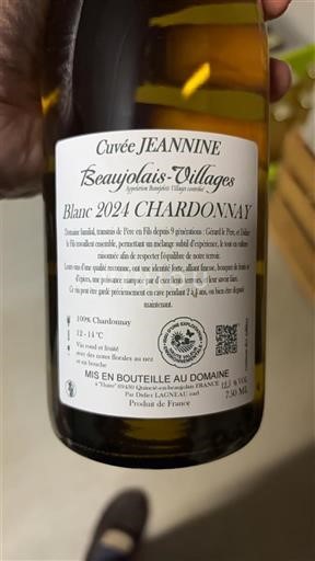 Beaujolais Beaujolais Villages Domaine Savoye Jeannine 2024