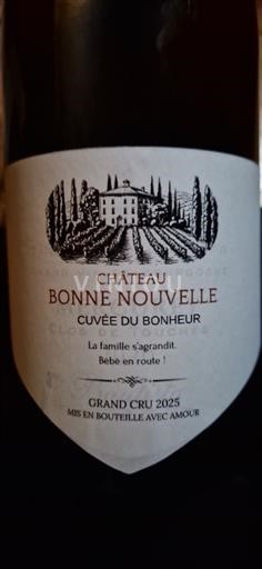 Bourgondië Bourgogne Grand Cru Tupinier-Bautista du Bonheur 2025