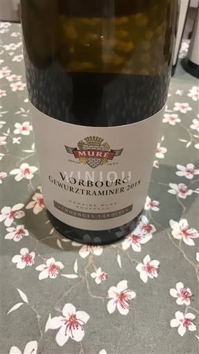 Alzacija Gewürztraminer Vendanges Tardives Muré Vorbourg 2018
