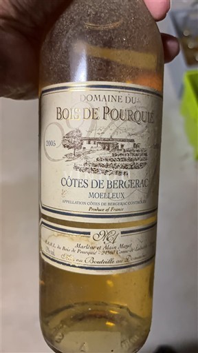 Tây Nam Côtes-de-bergerac Domaine Bois de Pourquié 2005