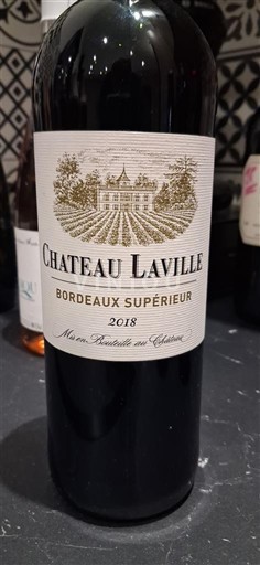 Bordeaux Bordeaux supérieur Château Laville 2018