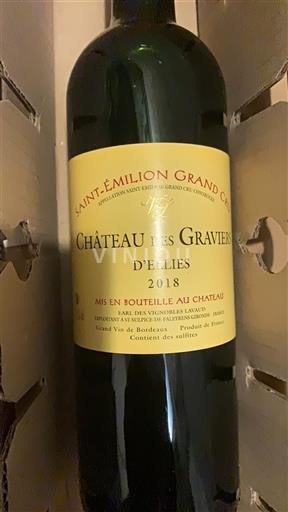Bordeaux Saint-Émilion Grand Cru Grand Cru Château Les Gravières d'Elies 2018