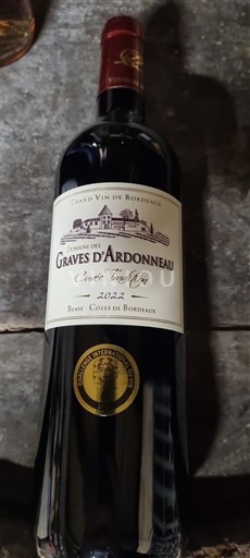 Bordeaux Blaye-côtes-de-bordeaux Domaine S Graves d'Ardonneau Tradition 2022