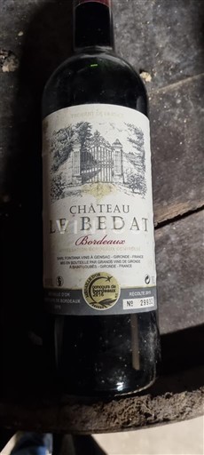 Bordeaux Château Le Bédat 2016