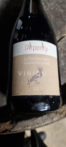 Vale do Loire Chinon L'Arpenty La Pointevière 2017