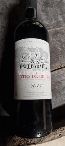 Bordeaux Côtes de Bourg Château Haut Barrail 2019