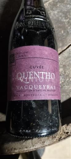 Rhônen laakso Vacqueyras Domaine St Roch Quentho 2018