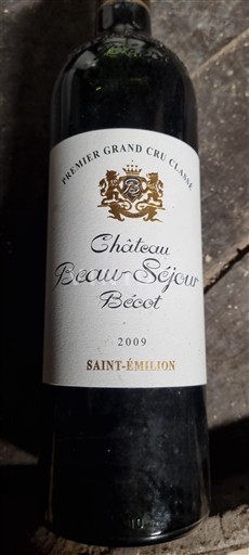 Bordeaux Saint-Émilion Grand Cru Château Beau-Séjour Bécot 2009