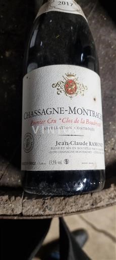 Burgundsko Chassagne-montrachet Premier Cru Jean-Claude Ramonet Clos de la Boudriotte 2017