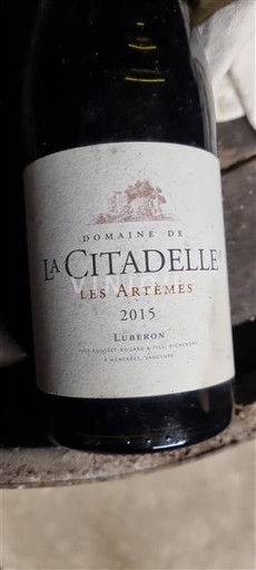 Valle del Rodano Luberon Domaine La Citadelle Les Artèmes 2015