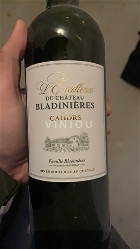Sørvest Cahors Château Bladinières L'Excellence 2020