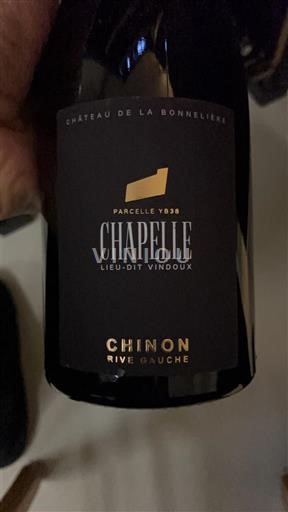 Vale do Loire Chinon Château La Bonnelière Chapelle Parcelle Y938 Lieu-dit Vindoux 2019