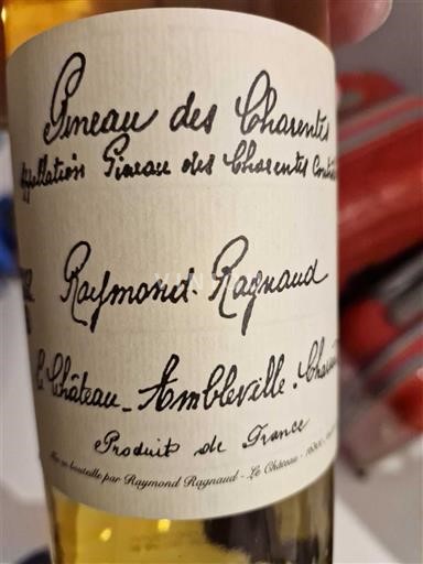 Poitou-Charentes Pineau des Charentes Château Ambleville Niet-geïntegreerd