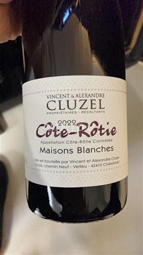 Rhône Valley Côte-Rôtie Vincent & Alexandre Cluzel Maisons Blanches 2022