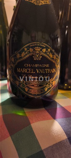 Champanhe Grand Cru Marcel Vautrain Les Pierres Robert Não Sazonado