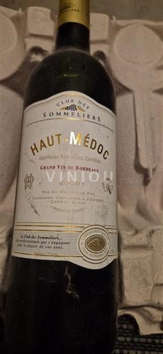 Bordeaux Haut-Médoc Club des Sommeliers 2009