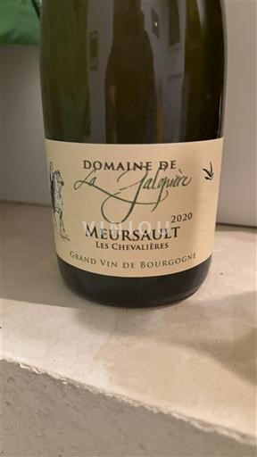 Bourgogne Meursault Domaine La Galopière Les Chevalières 2020
