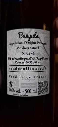 Roussillon Banyuls MVP / Cap Doses Ikke årgangsbestemt