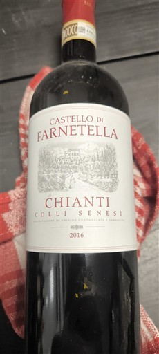 Toscana Chianti Castello di Farnetella Colli Senesi 2016