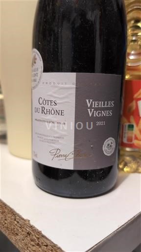 Vallée du Rhône Côtes-du-rhône Pierre Chanau Vieilles Vignes 2021