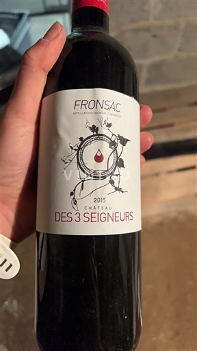 Bordeaux Fronsac Château S 3 Seigneurs 2015