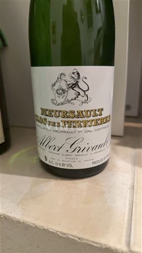 Bourgogne Ospecificerad Premier Cru Albert Grivault Clos des Perrières 2022
