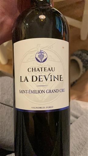 Bordeaux Saint-Émilion Grand Cru Grand Cru Château La Devine Neročník