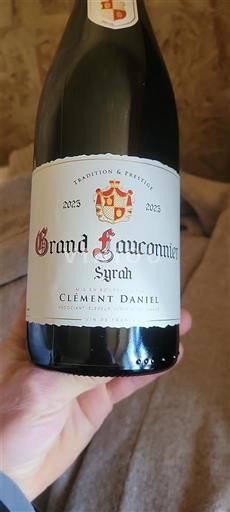 Languedoc và Roussillon Vùng đất Oc Clément Daniel Grand Fauconnier Syrah 2023